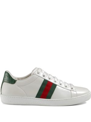 Gucci Ace leather sneakers - Wit