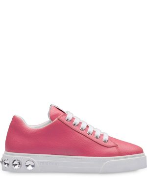 Miu Miu Leren sneakers - Roze