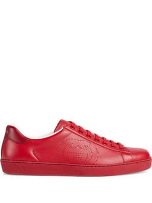 Gucci Ace low-top sneakers - Rood