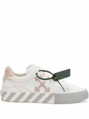 Off-White LOW VULCANIZED CANVAS WHITE PINK - Wit