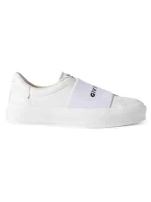 Givenchy - City Court Slip-On Leather Sneakers - Men - White - 44