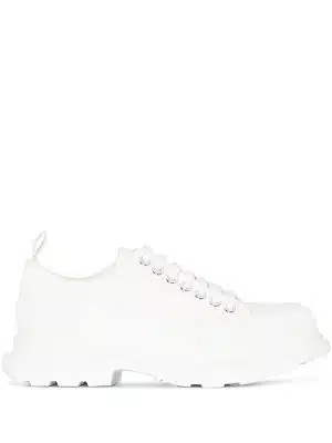 Alexander McQueen Leren sneakers - Wit