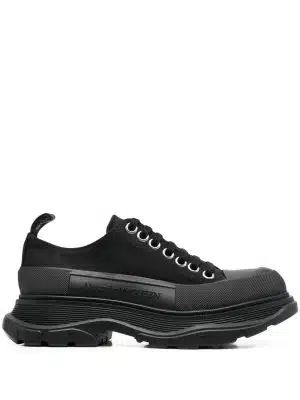 Alexander McQueen Sneakers met plateauzool - Zwart