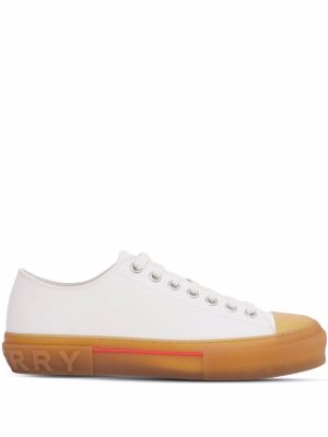 Burberry Sneakers met logo - Wit