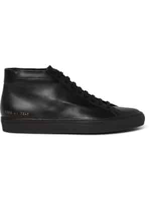 Common Projects - Original Achilles Leather High-Top Sneakers - Men - Black - EU 39
