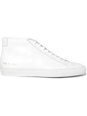 Common Projects - Original Achilles Leather High-Top Sneakers - Men - White - EU 39