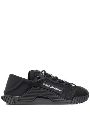 Dolce & Gabbana Sneakers met contrasterend vlak - Zwart