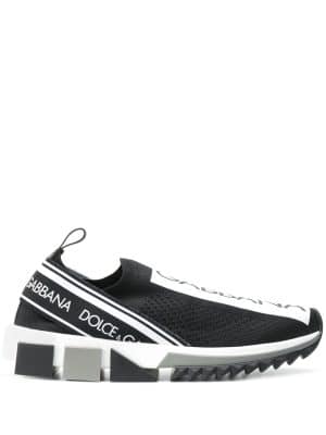 Dolce & Gabbana Sorrento slip-on sneakers - Zwart