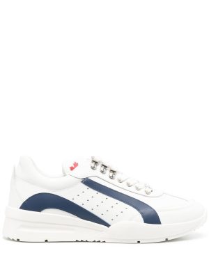 Dsquared2 side-stripe low-top sneakers - Wit