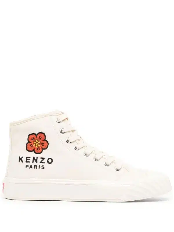 Kenzo Sneakers met geborduurd logo - Wit