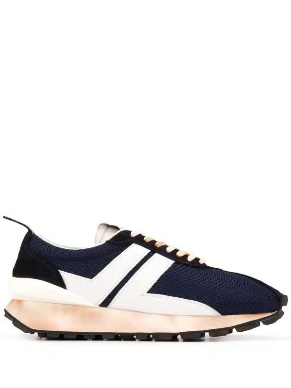 Lanvin Bumper sneakers met vlakken - Blauw