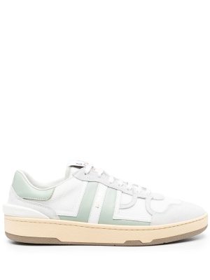 Lanvin panelled low-top sneakers - Wit