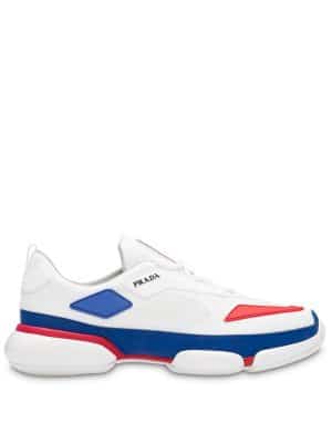Prada Cloudbust gebreide sneakers - Wit