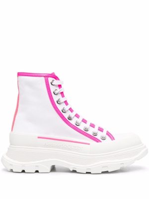 Alexander McQueen Sneakers met contrasterende afwerking - Wit
