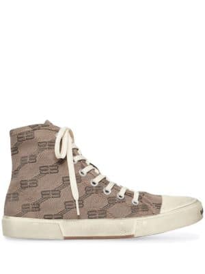 Balenciaga Paris high-top sneakers - Grijs