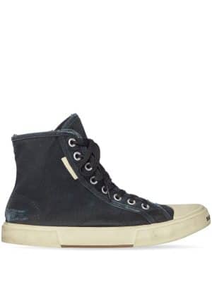 Balenciaga Paris high-top sneakers - Zwart