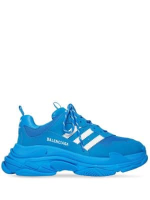 Balenciaga x adidas Triple S sneakers - Blauw