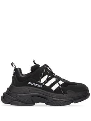 Balenciaga x adidas Triple S sneakers - Zwart