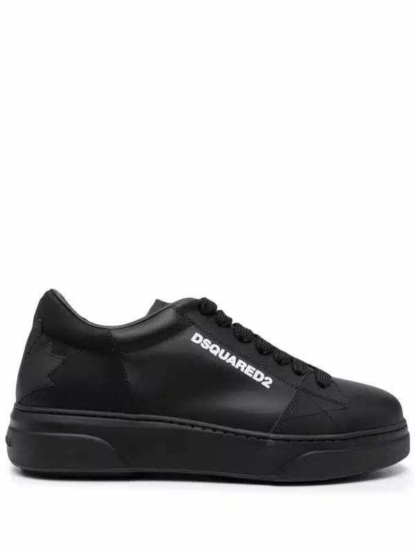 Dsquared2 Sneakers met logo - Zwart