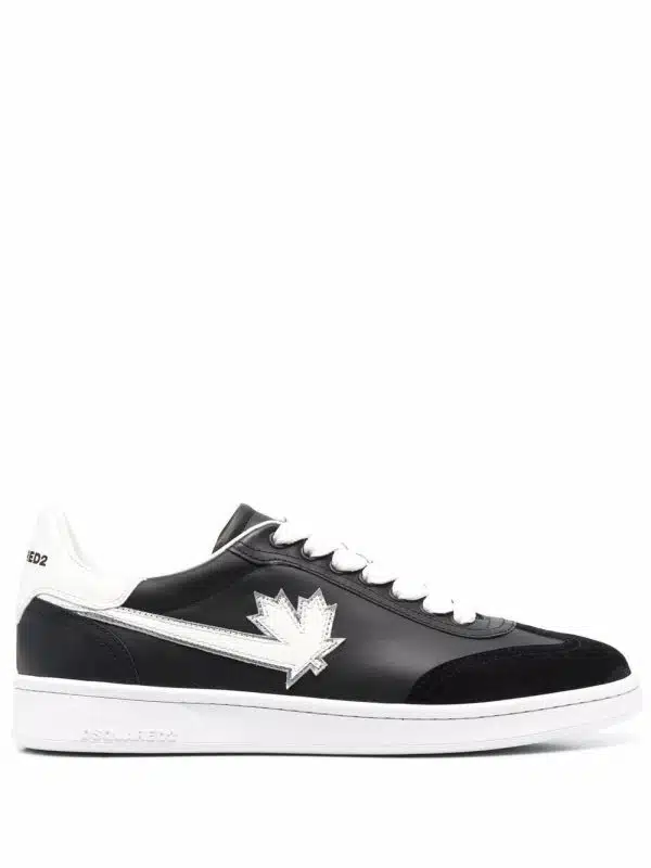 Dsquared2 Sneakers met logopatch - Zwart