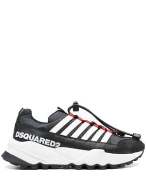 Dsquared2 Sneakers met logoprint - Zwart