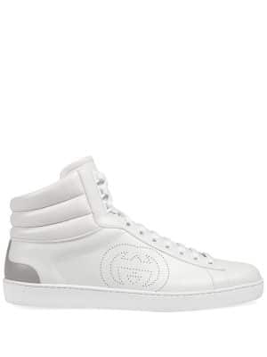 Gucci Ace high-top sneakers - Wit