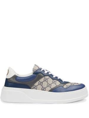 Gucci GG Supreme low-top sneakers - Blauw
