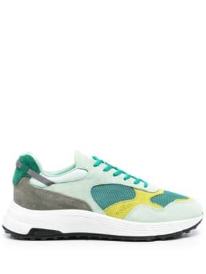 Hogan Hogan Hyperlight sneakers met suède vlak - Groen