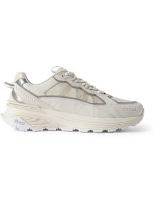 Moncler - Lite Runner Leather and Mesh Sneakers - Men - White - EU 40