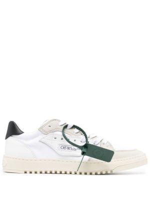 Off-White Sneakers met logopatch - WHITE BLACK