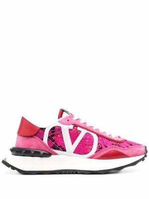 Valentino Garavani Sneakers met mesh - Roze