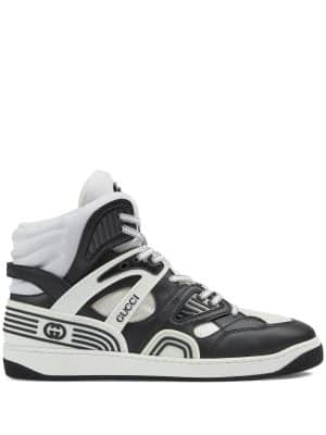 Gucci Basket high-top sneakers - Zwart