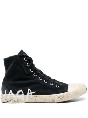 Balenciaga Paris high-top sneakers - Zwart