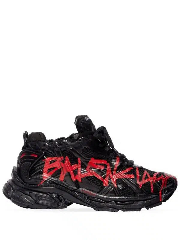 Balenciaga Sneakers met graffiti print - Zwart