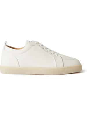 Christian Louboutin - Rantulow Full-Grain Leather Sneakers - Men - White - EU 41.5