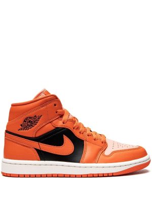 Jordan Air Jordan 1 Mid SE "Orange/Black" sneakers - Oranje