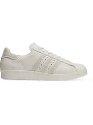 Y-3 - Superstar Suede-Trimmed Leather Sneakers - Men - White - UK 10