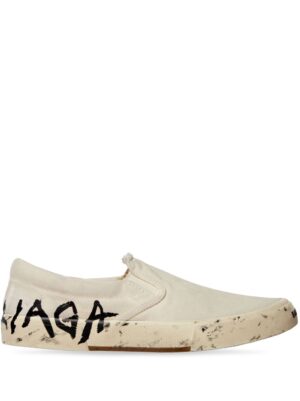 Balenciaga Paris slip-on sneakers - Beige