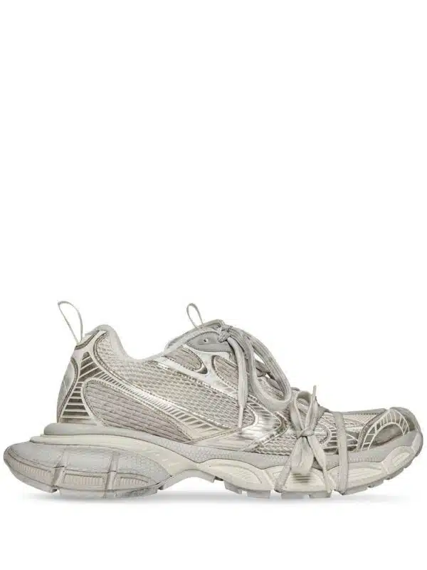 Balenciaga Sneakers met mesh vlak - Beige