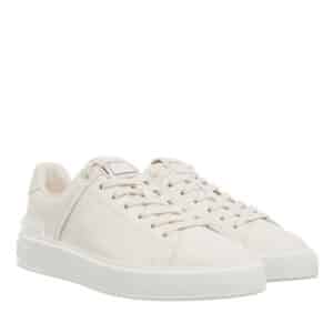 Balmain Sneakers - B-Court sneakers in calfskin in white