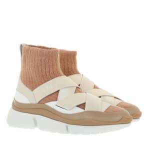 Chloé Sneakers - Sonnie Sock Sneakers in fawn