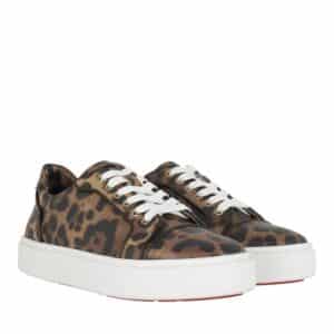 Christian Louboutin Sneakers - Vierissima Orlato Leopard Sneakers in brown