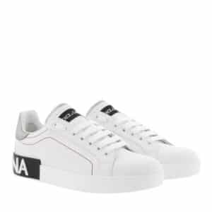 Dolce&Gabbana Sneakers - Portofino Sneakers Calf Leather in white
