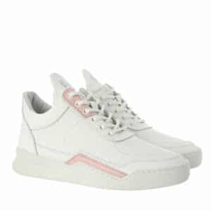 Filling Pieces Sneakers - Low Top Ghost Rubberized in white