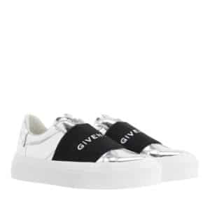 Givenchy Sneakers - Logo Webbing Sneaker Smooth Leather in black