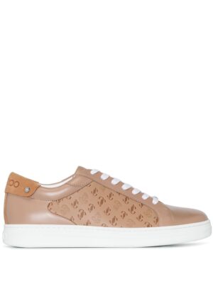 Jimmy Choo Rome sneakers met jacquard - Beige