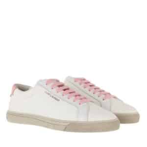 Saint Laurent Sneakers - Andy Low Top Sneakers Leather in white