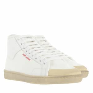 Saint Laurent Sneakers - Court Classic SL/39 Mid Top Sneakers in white