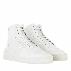 Saint Laurent Sneakers - High Top Sneakers in white