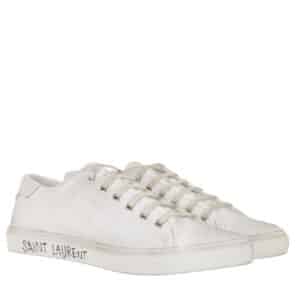 Saint Laurent Sneakers - Malibu Canvas Sneakers in white